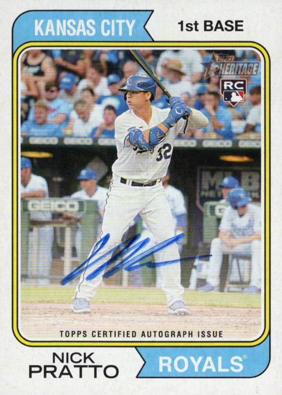 2023 Topps Heritage #ROA-NP Real One Autographs