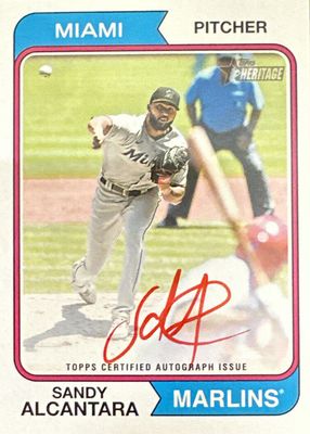 2023 Topps Heritage #ROA-SA Real One Autographs - Red Ink /74