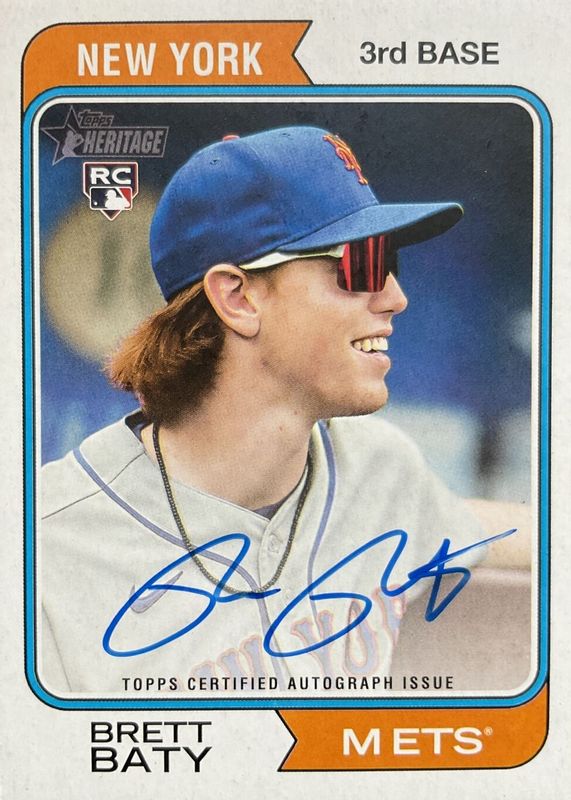 2023 Topps Heritage #ROA-BBY Real One Autographs