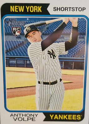 2023 Topps Heritage #282 Rookie SP Variation