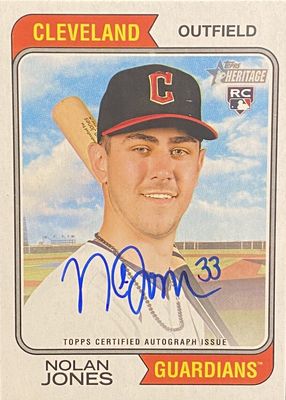 2023 Topps Heritage #ROA-NJ Real One Autographs