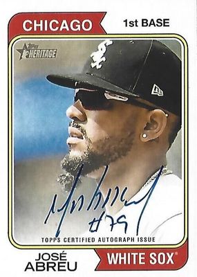 2023 Topps Heritage #ROA-JAU Real One Autographs