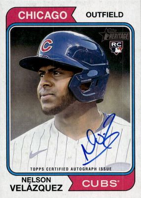 2023 Topps Heritage #ROA-NV Real One Autographs
