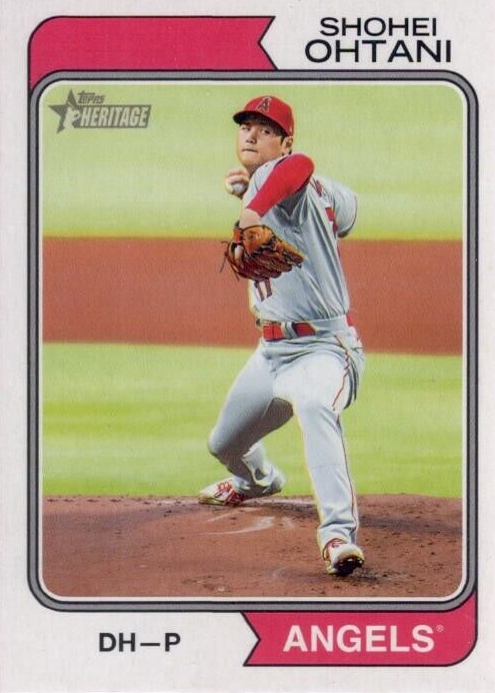 Shohei Ohtani 2023 Topps Heritage #20 Name Position Swap