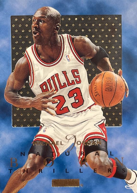 Michael Jordan 1995 SkyBox E-XL #1 Natural Born Thrillers SGC 9.5