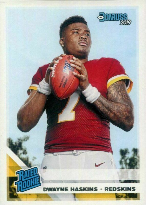 Dwayne Haskins 2019 Donruss #301 Base Rookie SGC 9.5