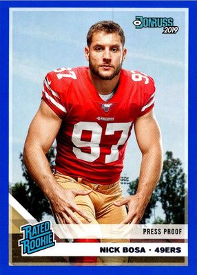 2019 Donruss #318 Press Proof Blue
