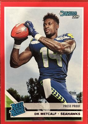 2019 Donruss #313 Press Proof Red