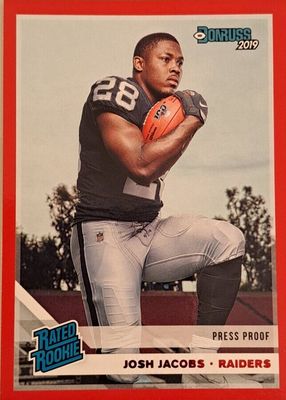 2019 Donruss #308 Press Proof Red