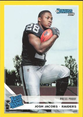 2019 Donruss #308 Press Proof Yellow
