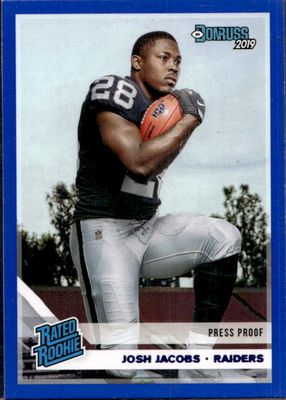 2019 Donruss #308 Press Proof Blue