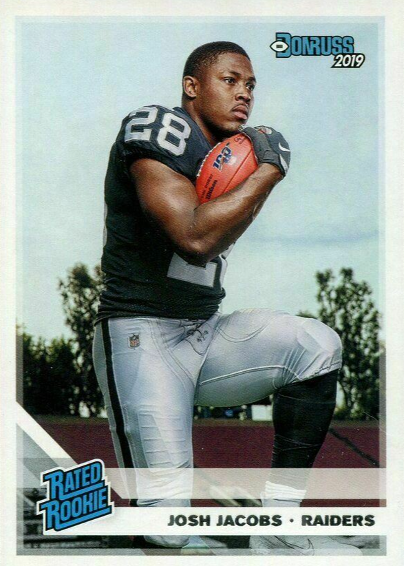 PANINI NFLカード DONRUSS ELITE JOSH JACOBS OAKLAND RAIDERS 68/75 #TC-JJ1 送料無料 中古 IT1 PANINI NFLカード DONRUSS ELITE JOSH JACOBS OAKLAND RAIDERS