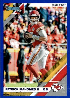 2019 Donruss #1 Press Proof Blue
