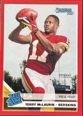 2019 Donruss #329 Press Proof Red