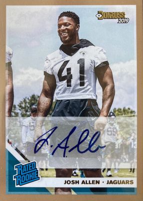 2019 Donruss #343 Rated Rookie Autographs - Bronze