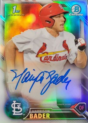 2016 Bowman Chrome #CPA-HB Prospect Auto - Refractor /499 (1st)