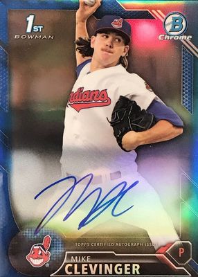 2016 Bowman Chrome #CPA-MC Prospect Auto - Blue Refractor /150 (1st)
