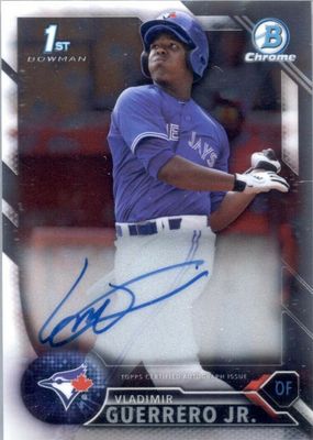 2016 Bowman Chrome #CPA-VG Prospect Auto (1st)