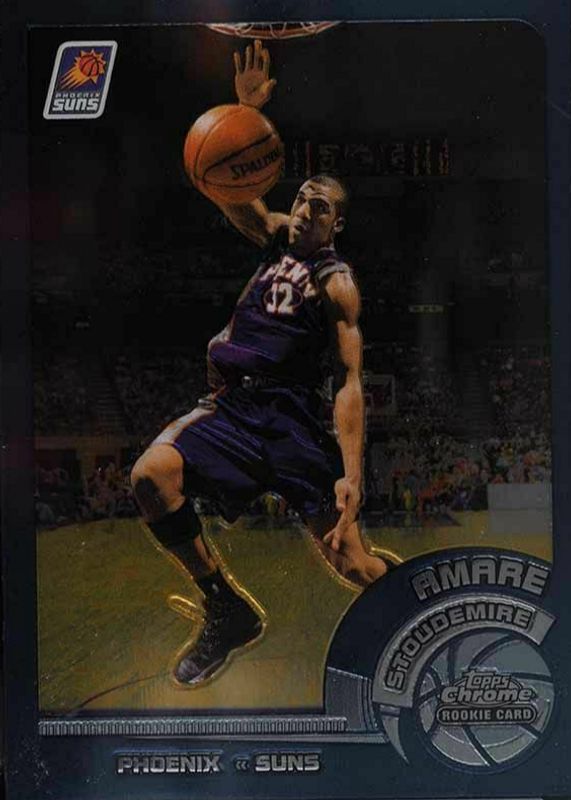 Amar'e Stoudemire 2002 Topps Chrome #126 Base Rookie SGC 9.5