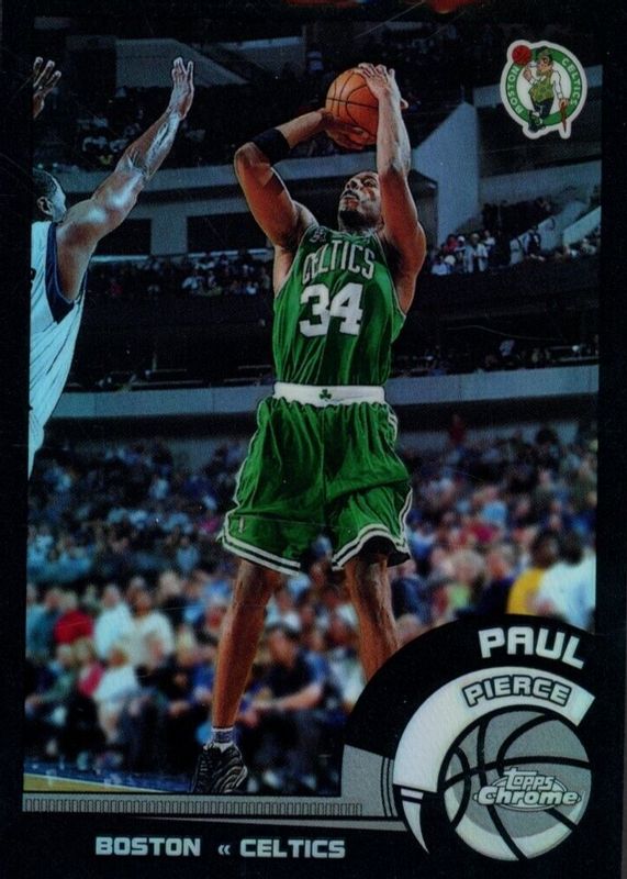 Paul Pierce 2002 Topps Chrome #62 Black Refractor /99 BGS 10 PRISTINE