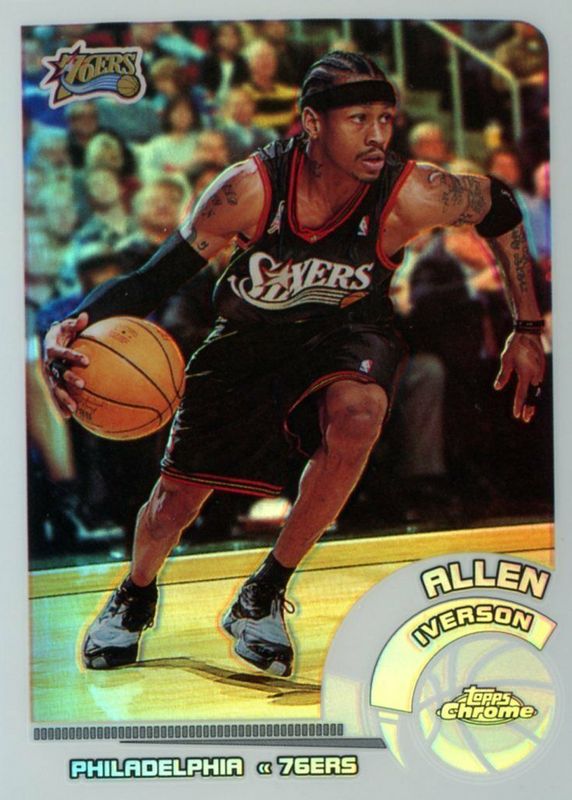 Allen Iverson 2002 Topps Chrome #3 White Refractor /249 PSA 10