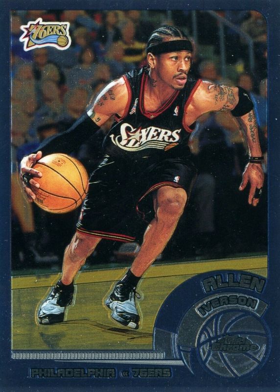 Allen Iverson 2002 Topps Chrome #3 Base PSA 10