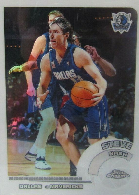 Steve Nash 2002 Topps Chrome #82 White Refractor /249 PSA 10