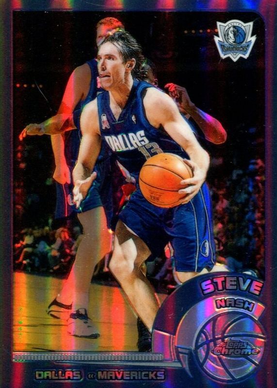 Steve Nash 2002 Topps Chrome #82 Refractor SGC 9.5