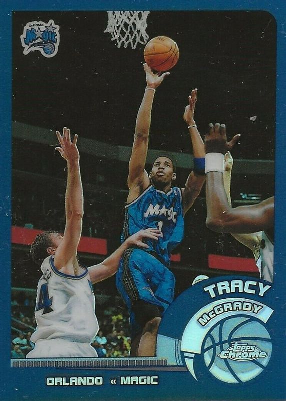 Tracy McGrady 2002 Topps Chrome #35 Refractor PSA 9