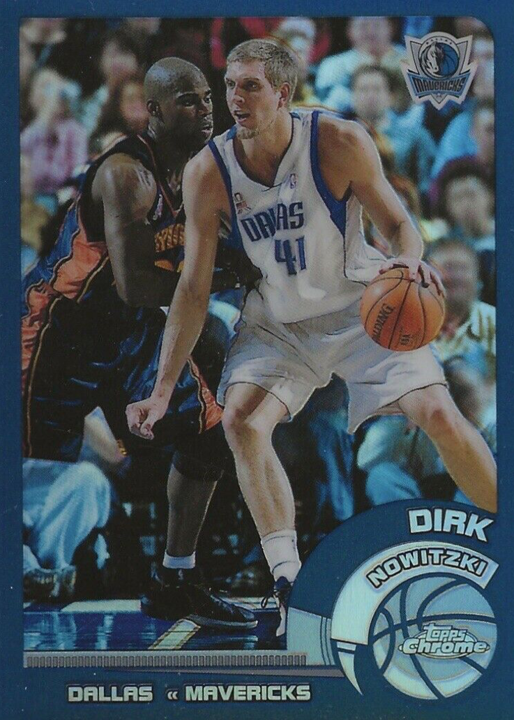Dirk Nowitzki 2002 Topps Chrome #29 Refractor Price Guide