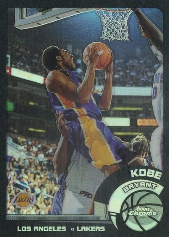 Kobe Bryant 2002 Topps Chrome #21 Black Refractor /99 SGC 9.5