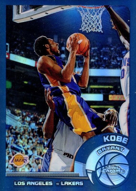 Kobe Bryant 2002 Topps Chrome #21 Refractor PSA 7