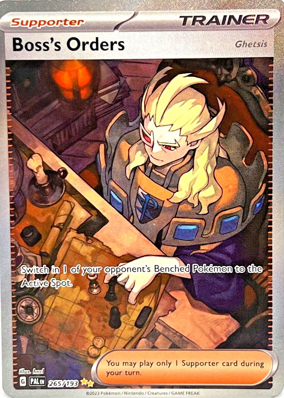 Boss's Orders 2023 Scarlet & Violet: Paldea Evolved #265/193