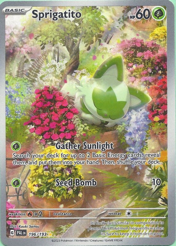 Sprigatito Pokemon Cards Price Guide - Sports Card Investor