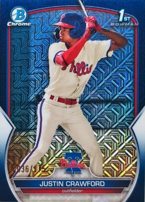 2023 Bowman Mega Box #BCP-3 Chrome Prospects - Navy Mojo Refractor /175 (1st)