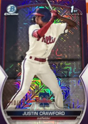 2023 Bowman Mega Box #BCP-3 Chrome Prospects - Purple Mojo Refractor /250 (1st)