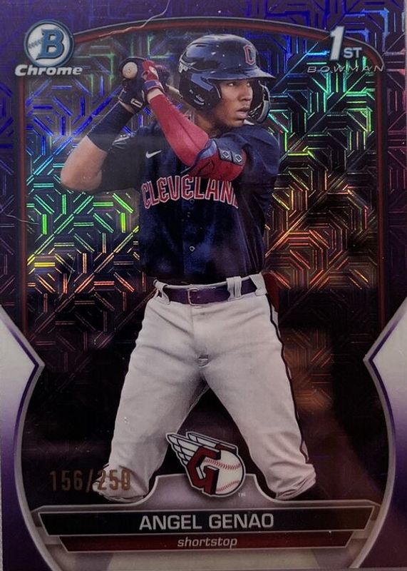 2023 Bowman Mega Box #BCP-140 Chrome Prospects - Purple Mojo Refractor /250 (1st)