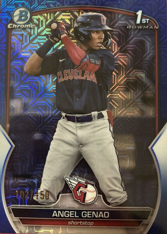 2023 Bowman Mega Box #BCP-140 Chrome Prospects - Blue Mojo Refractor /150 (1st)