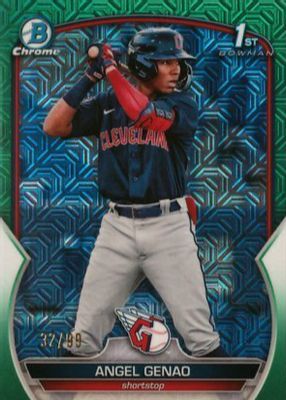 2023 Bowman Mega Box #BCP-140 Chrome Prospects - Green Mojo Refractor /99 (1st)