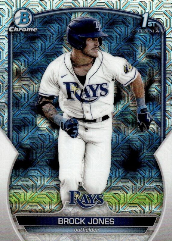 Brock Jones 2023 Bowman Mega Box #BCP-115 Chrome Prospects - Mojo Refractor (1st) PSA 10