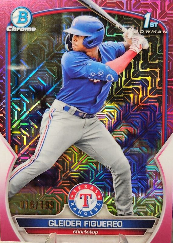 2023 Bowman Mega Box #BCP-59 Chrome Prospects - Pink Mojo Refractor /199 (1st)