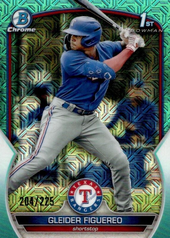 2023 Bowman Mega Box #BCP-59 Chrome Prospects - Aqua Mojo Refractor /225 (1st)