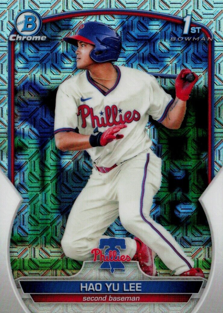 Hao Yu Lee 2023 Bowman Mega Box #BCP-52 Chrome Prospects - Mojo 