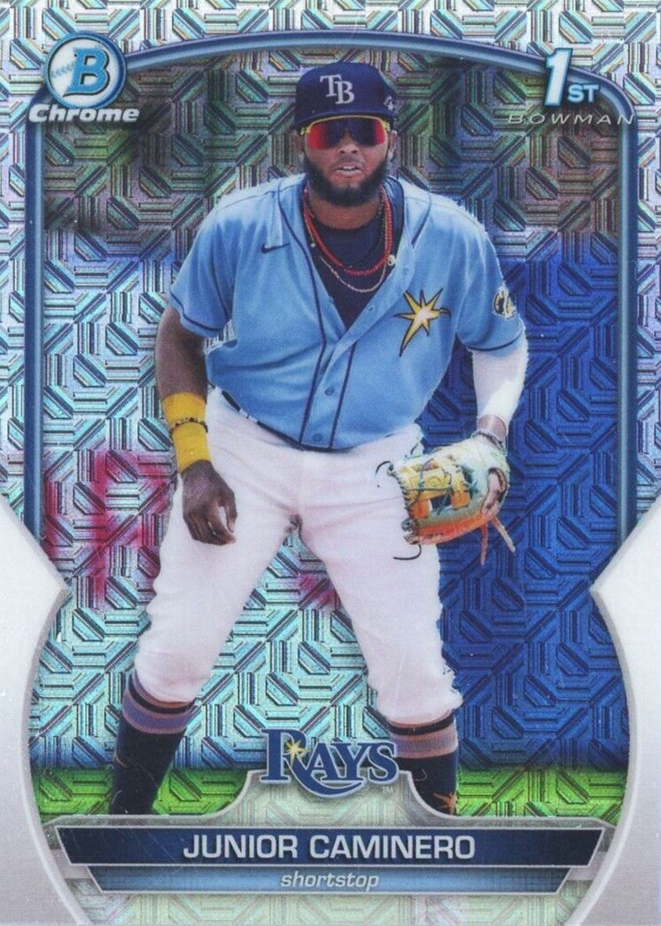 MLB - 【Topps】 Stadium Club Junior Caminero Junior Caminero 2024 Stadium Club #223 Gold Foil Price Guide