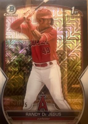 2023 Bowman Mega Box #BCP-19 Chrome Prospects - Navy Mojo Refractor /175 (1st)