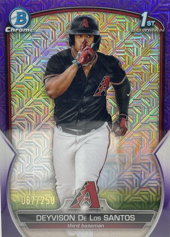 2023 Bowman Mega Box #BCP-116 Chrome Prospects - Purple Mojo Refractor /250 (1st)