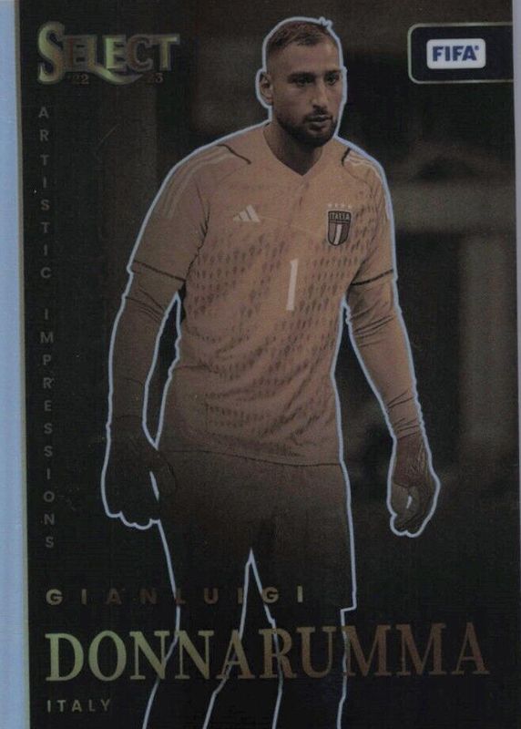 Gianluigi Donnarumma 2022 Select FIFA #10 Artistic Impressions /(SSP) SGC 9.5