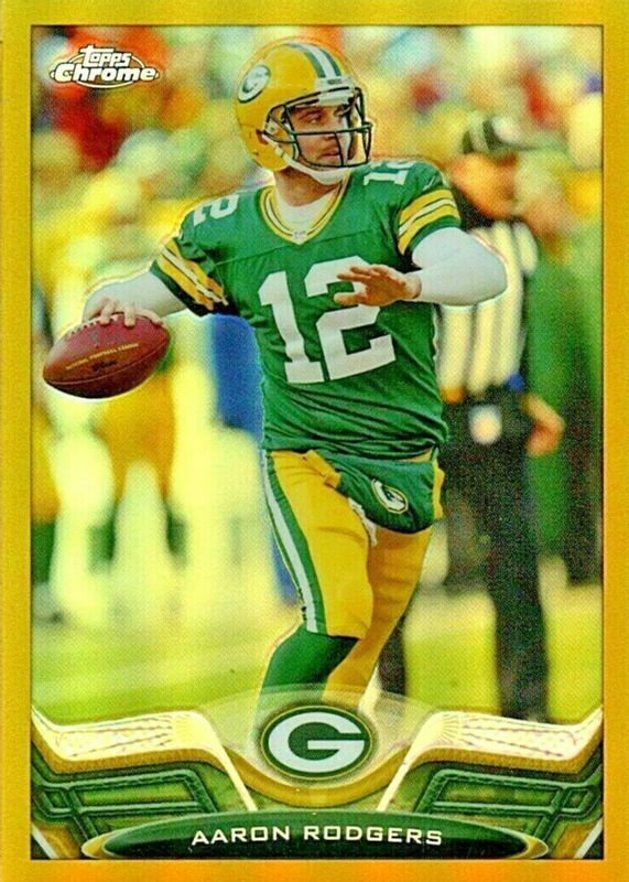 Aaron Rodgers 2013 Topps Chrome #150 Gold Refractor /50 SGC 10