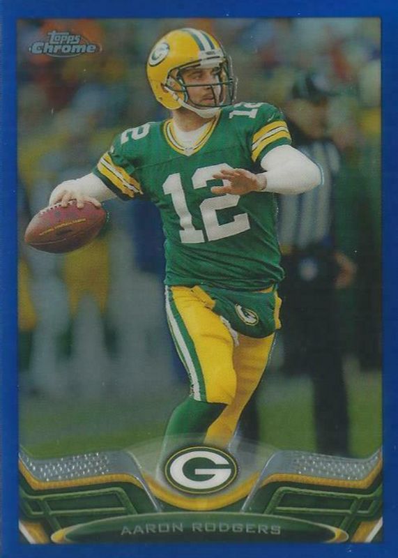 Aaron Rodgers 2013 Topps Chrome #150 Blue Refractor /199 SGC 9.5