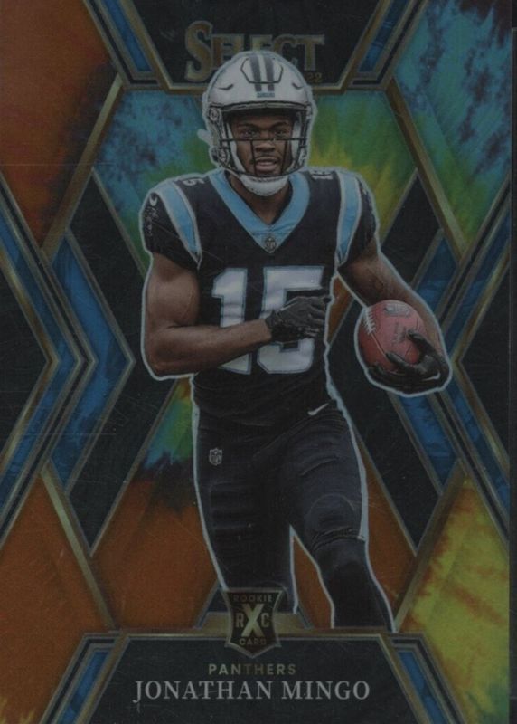 Jonathan Mingo 2022 Select #514 XRC Prizm - Tie-Dye /25 SGC 9